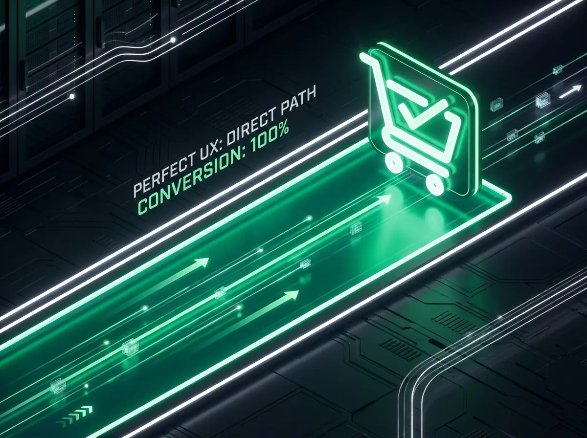 Konverzióra optimalizált, letisztult weboldal értékesítési tölcsérrel