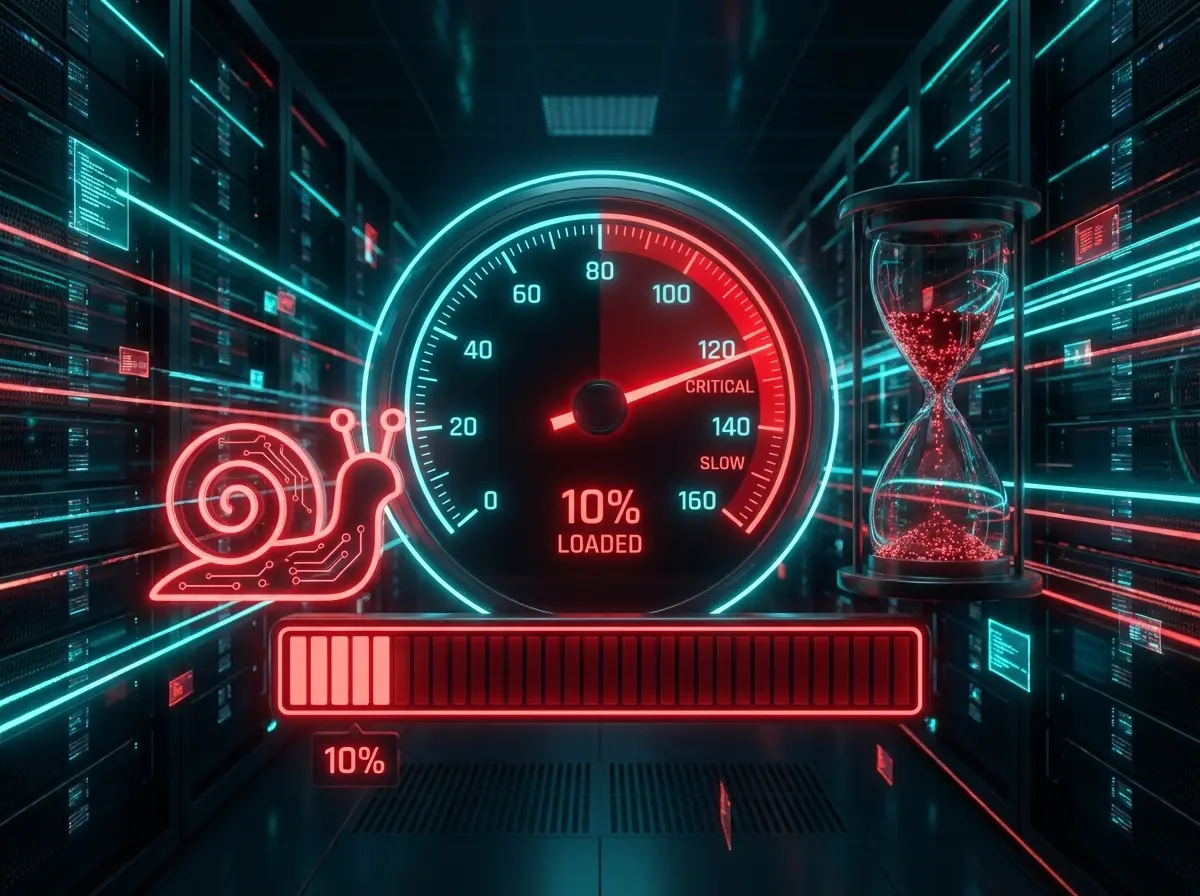 Lassú weboldal betöltési sebesség és optimalizálás hiánya